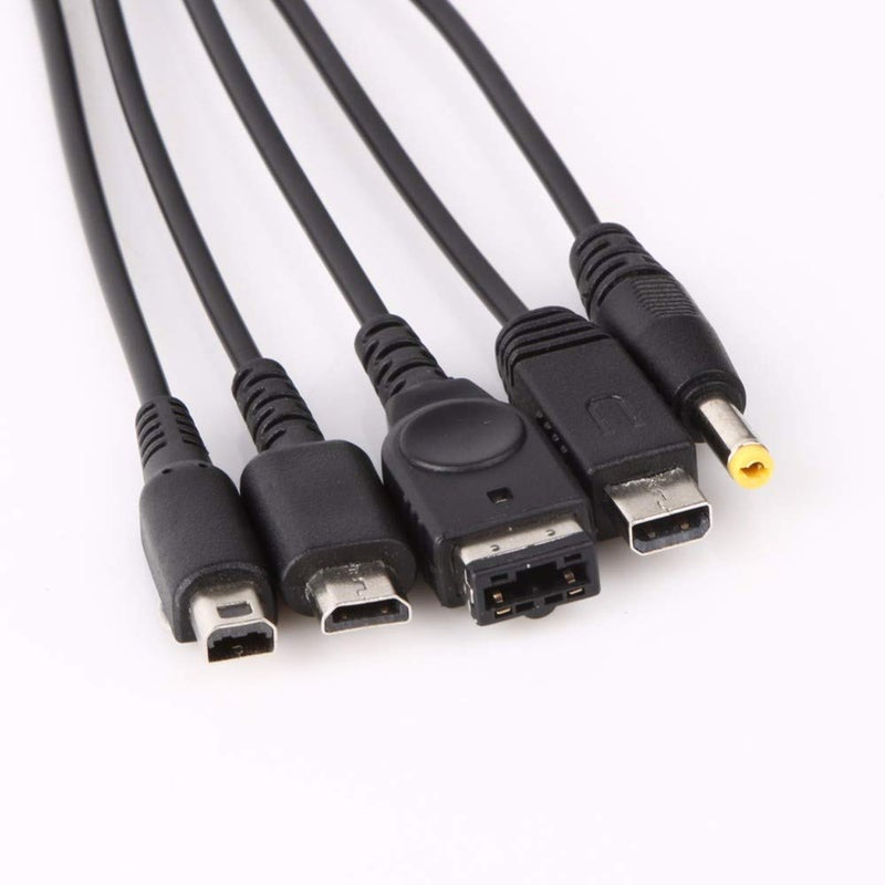 Skywin 5 in 1 USB Charger Cable for Nintendo - Multi System Nintendo DSi Charger Cable Compatible with Nintendo NDS Lite, Wii U, 3DS, 2DS, PSP 1000, 2000, 3000, GBA SP - Charge All with One Cord - Image 4